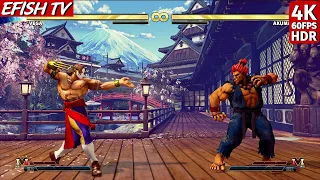 Vega vs Akuma (Hardest AI) - Street Fighter V 4K 60FPS HDR