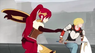 RWBY and JNPR vs. Deathstalker and Nevermore but it's got Holding Out For a Hero