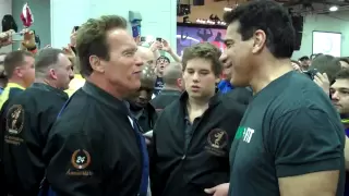 Arnold Schwarzenegger and Lou Ferrigno at Arnold Classic Expo 2012