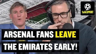 Is it POOR from Arsenal fans to LEAVE the Emirates early? 😬 Martin Keown and Simon Jordan debate! 🔥