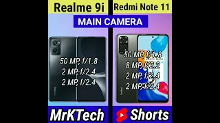 Realme 9i vs Redmi Note 11 | Redmi note 11 vs realme 9i | #shorts