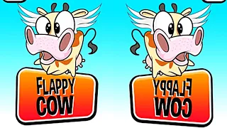 Flappy Cow in Run Cow Run | Best Offline Android Games