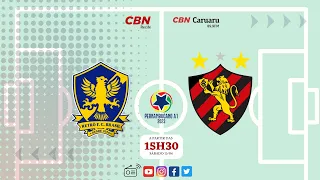 RETRÔ 1X 2 SPORT AO VIVO - Finais Campeonato Pernambucano | Futebol Globo CBN