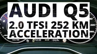 Audi Q5 2.0 TFSI 252 KM (AT) - acceleration 0-100 km/h