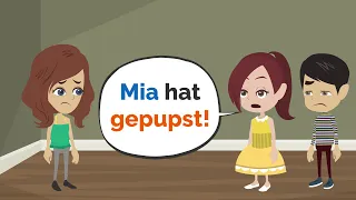 Deutsch lernen | Mia pupst im Unterricht? | Wortschatz und wichtige Verben