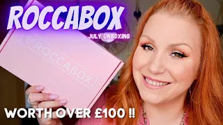 ROCCABOX JULY 2020 BEAUTY SUBSCRIPTION UNBOXING - WORTH OVER £100 !!