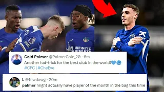 FOOTBALL WORLD REACT TO COLE PALMER SCORING 4 GOALS VS EVERTON | CHELSEA VS EVERTON 6-0 REACTIONS