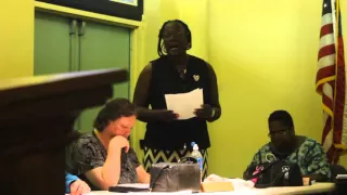 Colwyn Borough Council Meeting 9-23-15 - Tonette Pray resigns - Angie Smith appointed