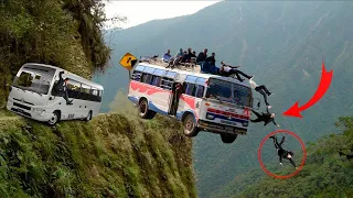 Truck and bus driving skills on the most dangerous mountain roads 2021 (PART 1)