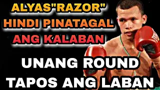 INDONESIAN ISANG ROUND LANG TINAPOS AGAD NI ALYAS"RAZOR" | NA PANGIWIT SA SAKIT SA LAKAS NG SUNTOK