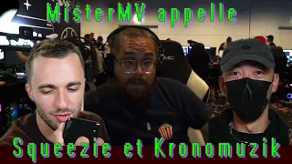 MisterMV appelle Squeezie, avec Kronomuzik au ZEVENT 2022