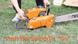 Neotec Chainsaw NS8105 How to Start