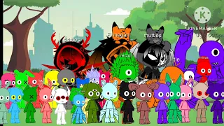 Finnegan skittles and mutties are surrounded by Uglydolls
