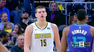 Nikola Jokic 15 Pts vs. Hornets - Denver Nuggets vs. Charlotte Hornets - 05/02/2018