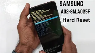 Samsung Galaxy A02(SM-A025F) Hard Reset 2023|Samsung A02 Hard Reset Not Working Solution