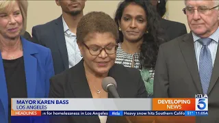 Mayor Karen Bass issues emergency declaration for homelessness in Los Angeles