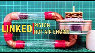 Linked Piston Hot Air Engine - Stirling Engine or NOT this is the question!