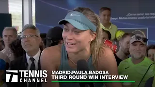 Paula Badosa discusses playing in her home country | 2023 Madrid Third Round