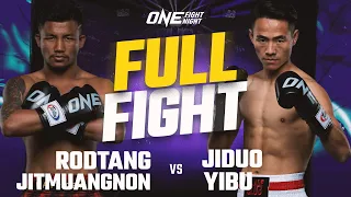 Rodtang Jitmuangnon vs. Jiduo Yibu | ONE Championship Full Fight