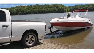 How To Launch A Boat By Yourself (Bunk Trailer)