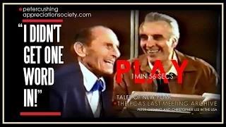 Peter Cushing and Christopher Lee: The Last Meeting Clip 7