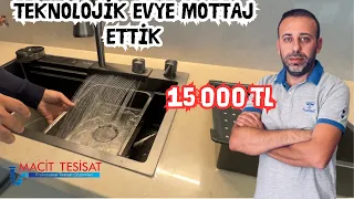 Teknolojik Evye Montaj Ettik 15000 TL & Macit Tesisat