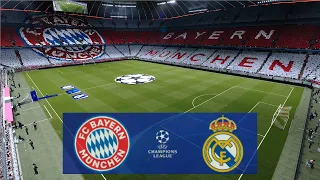 Bayern Munich vs Real Madrid Champions League semi-final Full Match Highlights Skillful PES gameplay