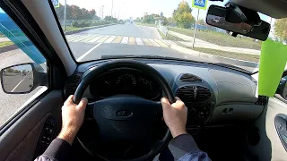 2011 LADA KALINA 1.6L 16V (98) POV TEST DRIVE