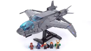 LEGO Marvel Avengers Quinjet 2023 review! Worthy display model with compromised interior - 76248