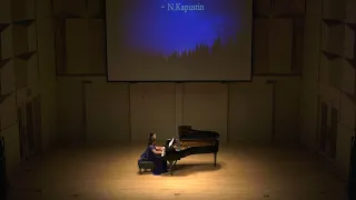 N. Kapustin : sinfonietta for piano 4 hands Op. 49 1st mvt.