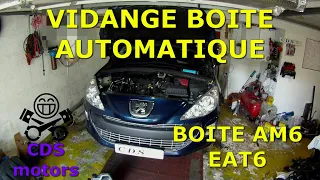 Vidange boite automatique PSA Peugeot Citroen AM6 EAT6