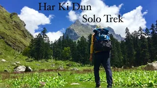 Har ki Dun Solo Trek | Part-2 | Gangad to Har ki Dun | Har ki Dun Valley |