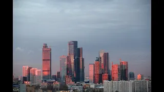 17-18.05.2020 Moscow City. TimeLapse. No rainbow strikes.