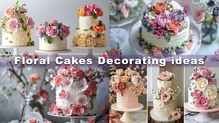 Cake decorating flowers | Floral Cake Decoration | Floral cake | cake decorating ideas | Cake design