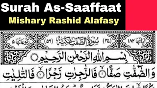 37 - Surah As Saffat Full | Sheikh Mishary Rashid Al-Afasy With Arabic Text (HD)