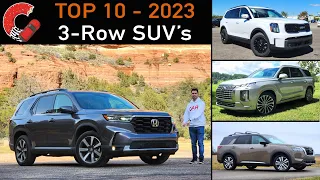 BEST 3-Row SUVs for 2023! | Top 10 Reviewed & Ranked!