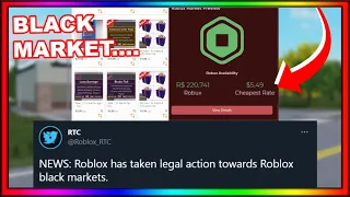 Exploring ILLEGAL Roblox Websites... (Black Markets)