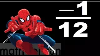math for fun, I am spiderman vs. the astounding 1+2+3+...=?