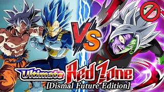 EZA LR MUI GOKU & EZA LR SSBE VEGETA DESTROY RED ZONE FUSION ZAMASU (NO ITEMS) DBZ Dokkan Battle