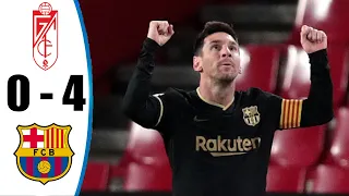 Granada vs Barcelona 0-4 All Goals & Highlights 09/01/2021 HD