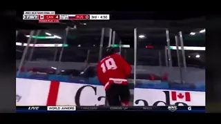 Peyton Krebs caught chirping on the mic in the penalty box