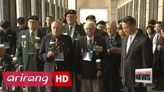 Korean War veterans and their families visit Korea