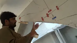 how to: install tile trim edge. on wall window in  roundness||bend tile corner with an angle grinder