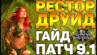 ☘️Гайд на Рестор друида патч 9.1 WOW Shadowlands☘️