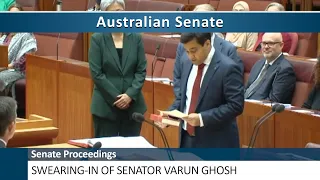 Senate Proceedings - Swearing-In of Senator Varun Ghosh