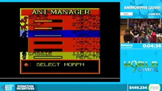 Animorphs by Keizaron in 44:43 - Awesome Games Done Quick 2016 - Part 101