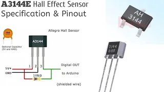 Hall Effect Sensor A3144 Magnetic Switch || What Is Hall Effect Sensor