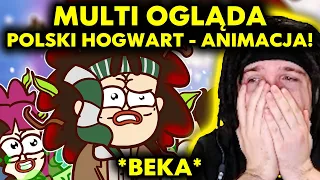 MULTI ogląda POLSKI HOGWART (ANIMACJA O NIM) *beka*