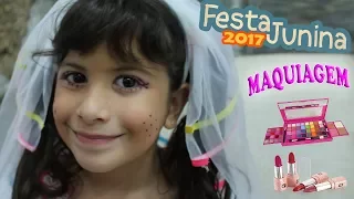 ARRUME-SE COMIGO: Maquiagem e Festa Junina com Maria Clara e JP