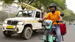 Green Udaan Electric Bike-Ev- Delivery Boy